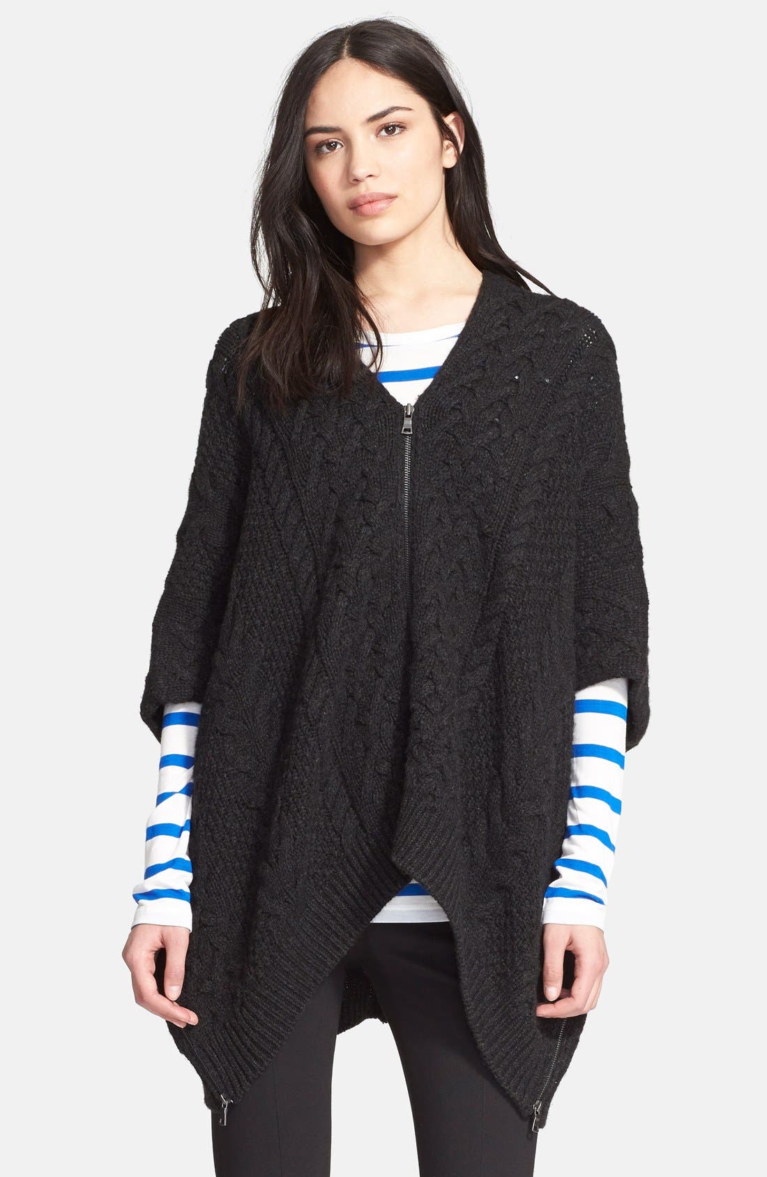 Vince Cable Knit Poncho | Nordstrom