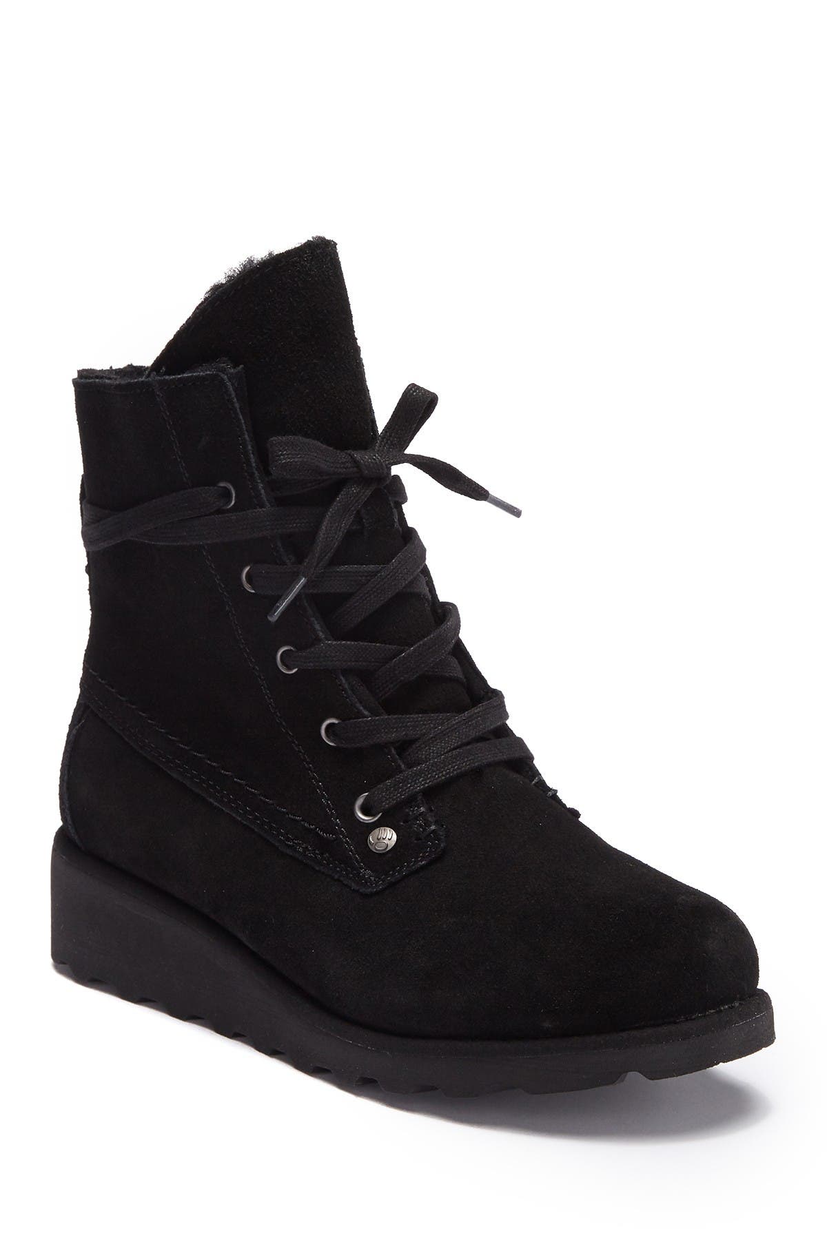 bearpaw boots with laces