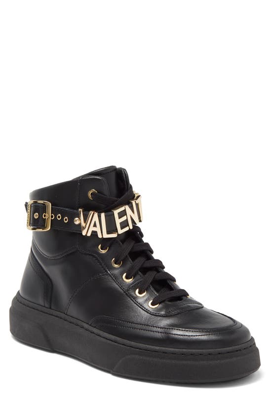Valentino By Mario Valentino Alessia High-top Sneaker In Black