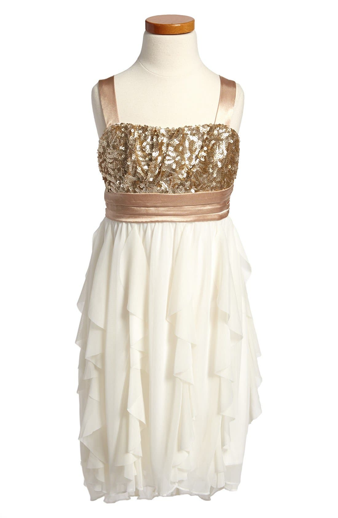 Roxette Sequin Corkscrew Dress (Big Girls) Nordstrom