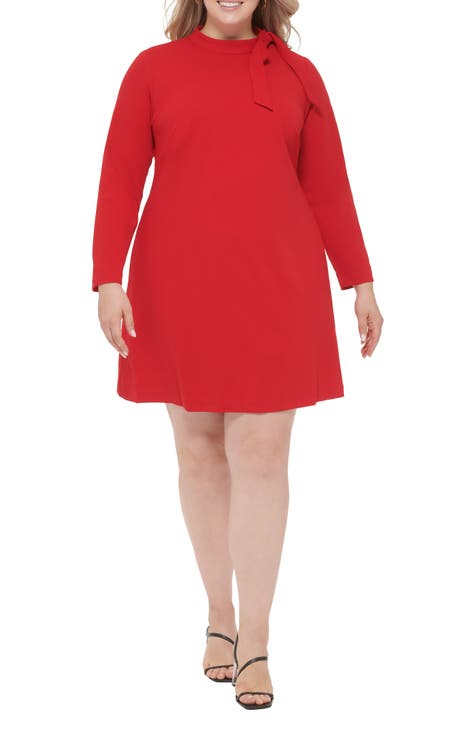 has a clearance sale on plus-size dresses 