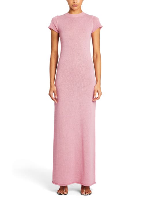 Shop Ser.o.ya Airess Maxi Dress In Powder Pink