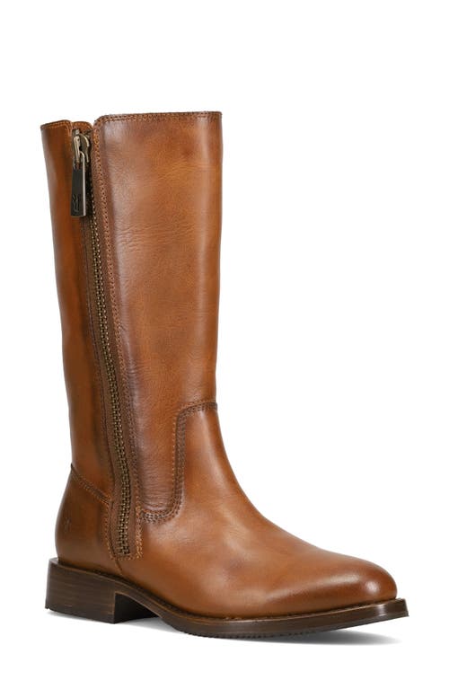 Frye Madison Heavy Zip Boot in Bark 