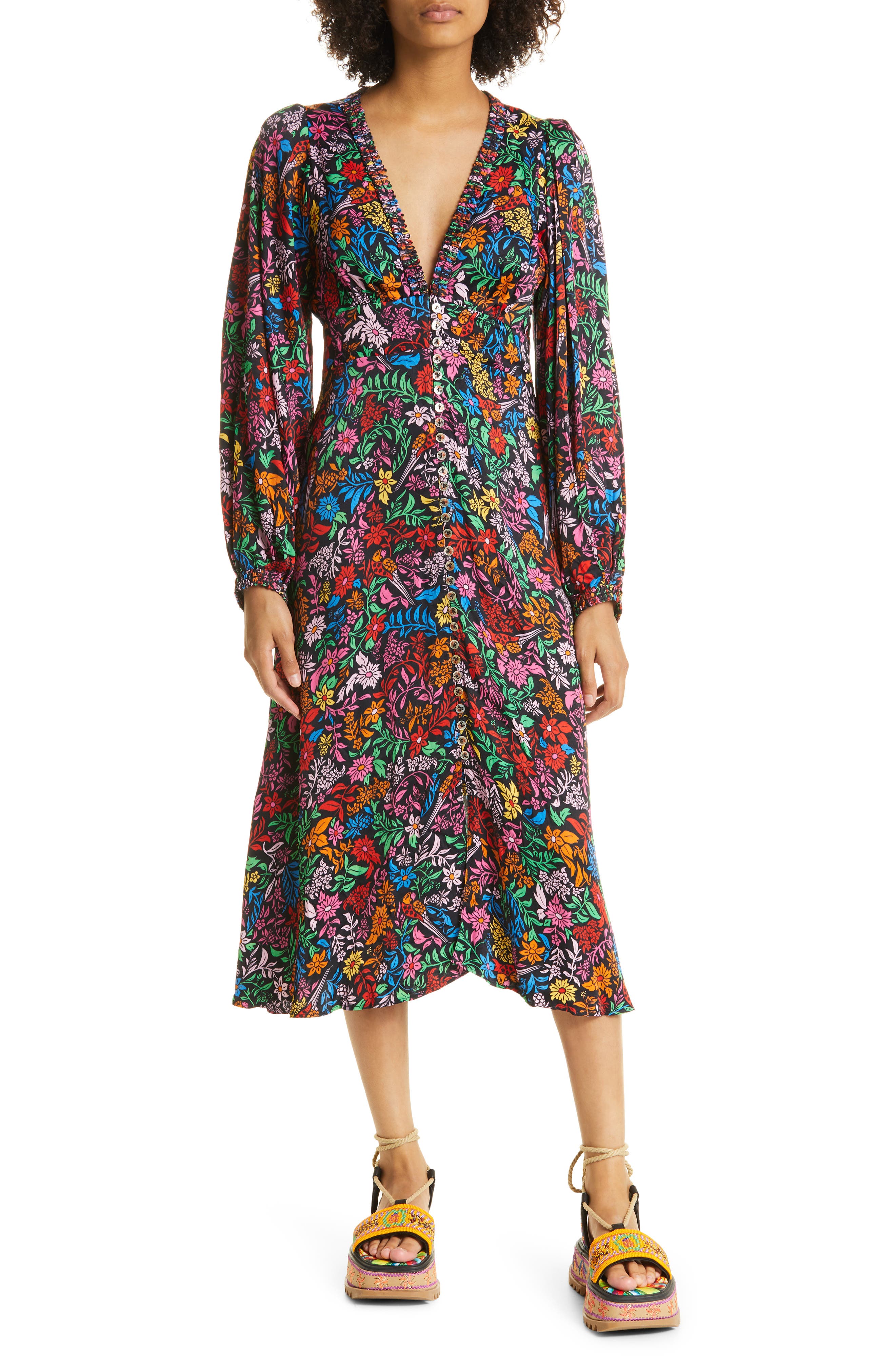 FARM Rio Tropical Garden Long Sleeve 