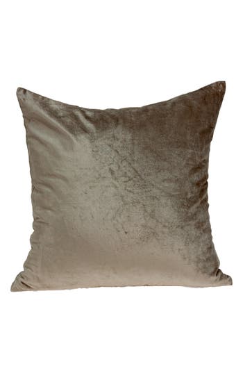 Parkland Collection Druzy Transitional Throw Pillow In Taupe