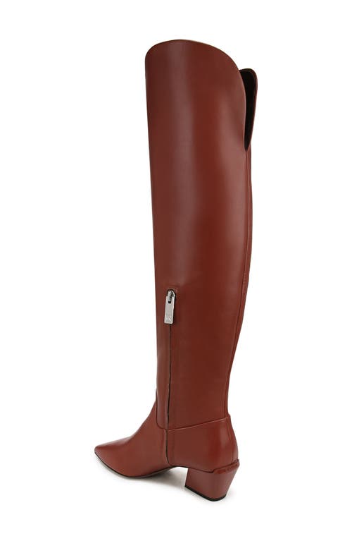 Shop Sarto By Franco Sarto Gwyn Pointed Toe Over The Knee Boot In Brown