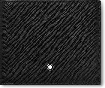 Montblanc Black Leather Lanyard ID Card Holder Montblanc