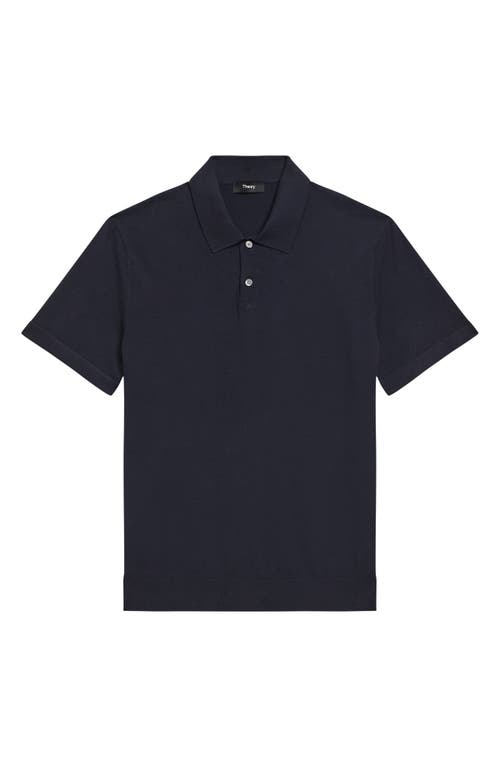 Shop Theory Goris Performance Polo In Baltic