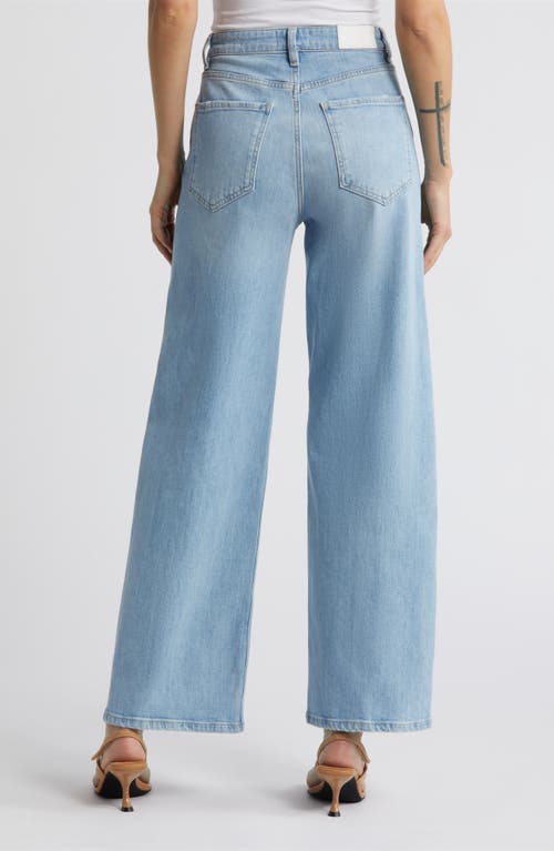 Shop Rails Getty High Waist Wide Leg Jeans In Blue Mist