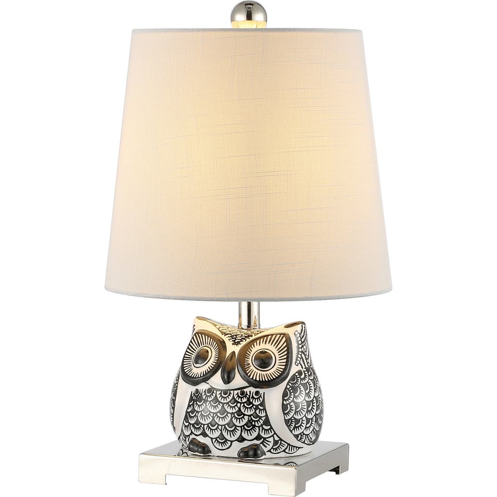 Jonathan Y Mini Table Lamp In Black/white