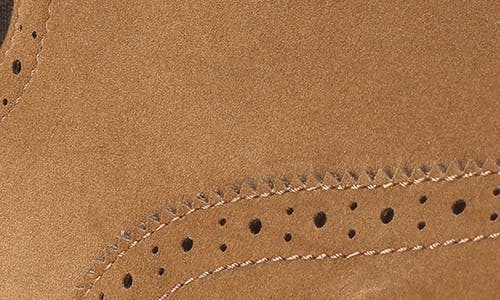 Gino Vitale Wingtip Chelsea Boot In Light Brown