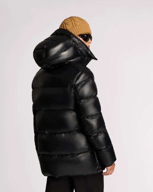 Shop Alpenhaus Oakmount Straight Fit Quilted Puff Parka In Black