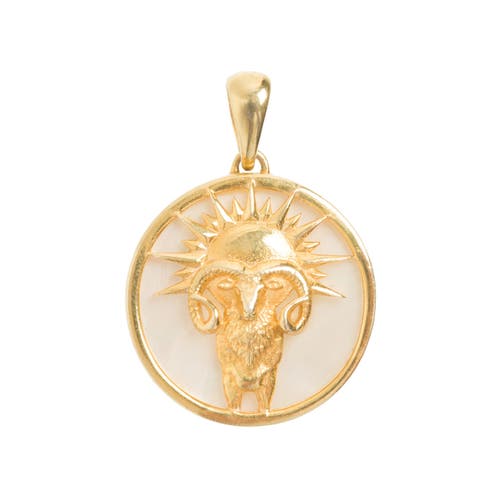 Freya Rose Zodiac Pendant In Aries