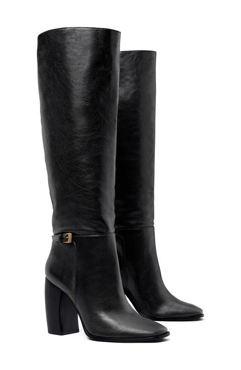 Arriba 97+ imagen tory burch black boots nordstrom rack