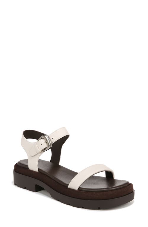 Vince Heloise Ankle Strap Platform Sandal in Milk