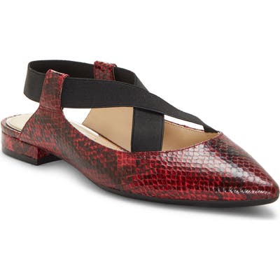 Jessica Simpson Lurina Pointy Toe Flat, Red