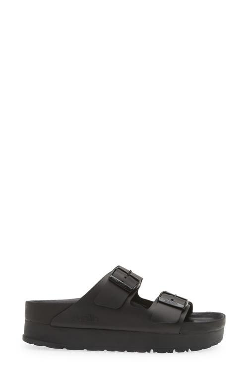 Shop Birkenstock Arizona Flex Exquisite Platform Sandal In Black