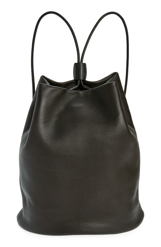 The Row Joe Leather Backpack In Espresso Ans
