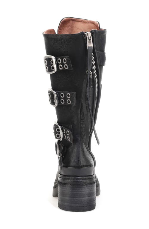 Shop As98 A.s.98 Ellington Strap Detail Boot In Black