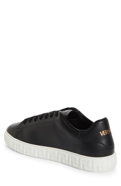 Versace Greek Sneaker In Black