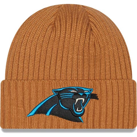 New Era Men's Black Carolina Panthers 2021 Salute to Service Cuffed Knit Hat