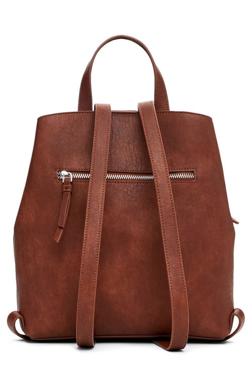 Shop Desigual Dejavu Faux Leather Backpack In Brown