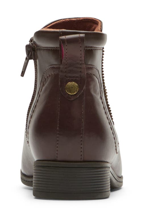 Rockport Cobb Hill Crosbie Gore Ankle Boot In Brown