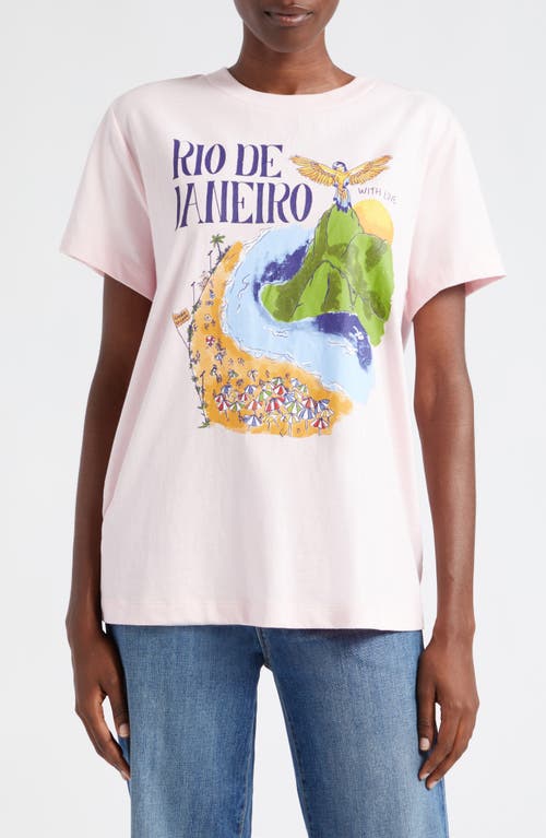 FARM Rio De Janeiro Graphic T-Shirt Pink at Nordstrom,