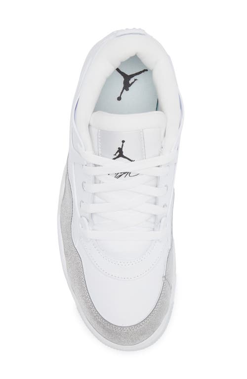 Shop Jordan Air  4rm Sneaker In White/white/metallic Silver