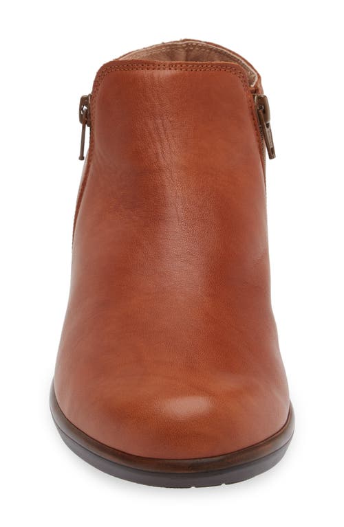 Shop Naot 'helm' Bootie In Brown Peanut Leather