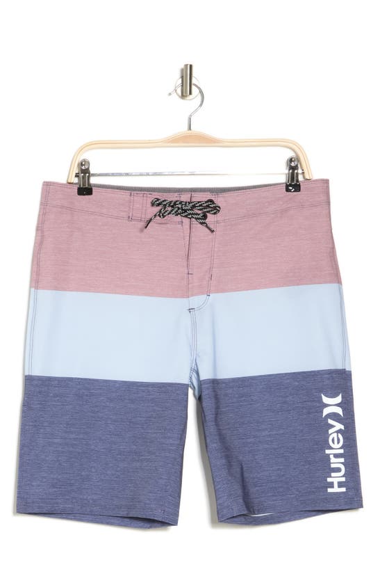 Hurley Colorblock Board Shorts In Blue Combo