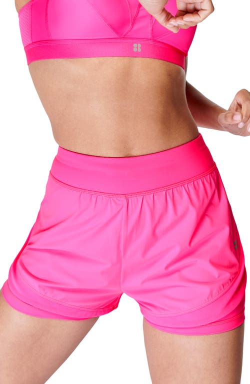 Sweaty Betty Training Day Shorts in Hot Pink