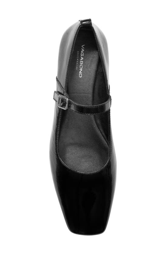 Shop Vagabond Shoemakers Delia Mary Jane Flat In Black Patent