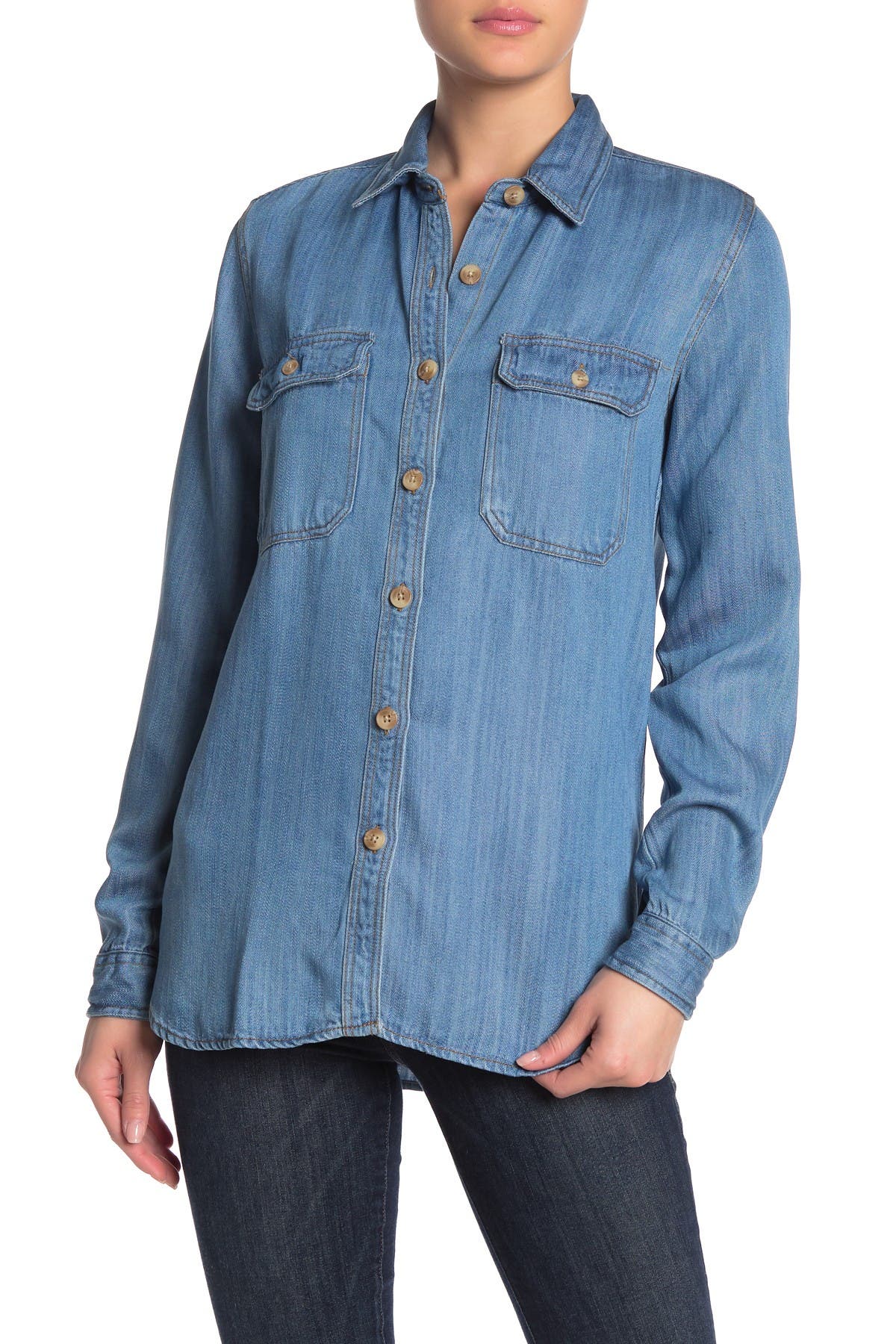 Thread And Supply Nina Chambray Shirt Nordstrom Rack