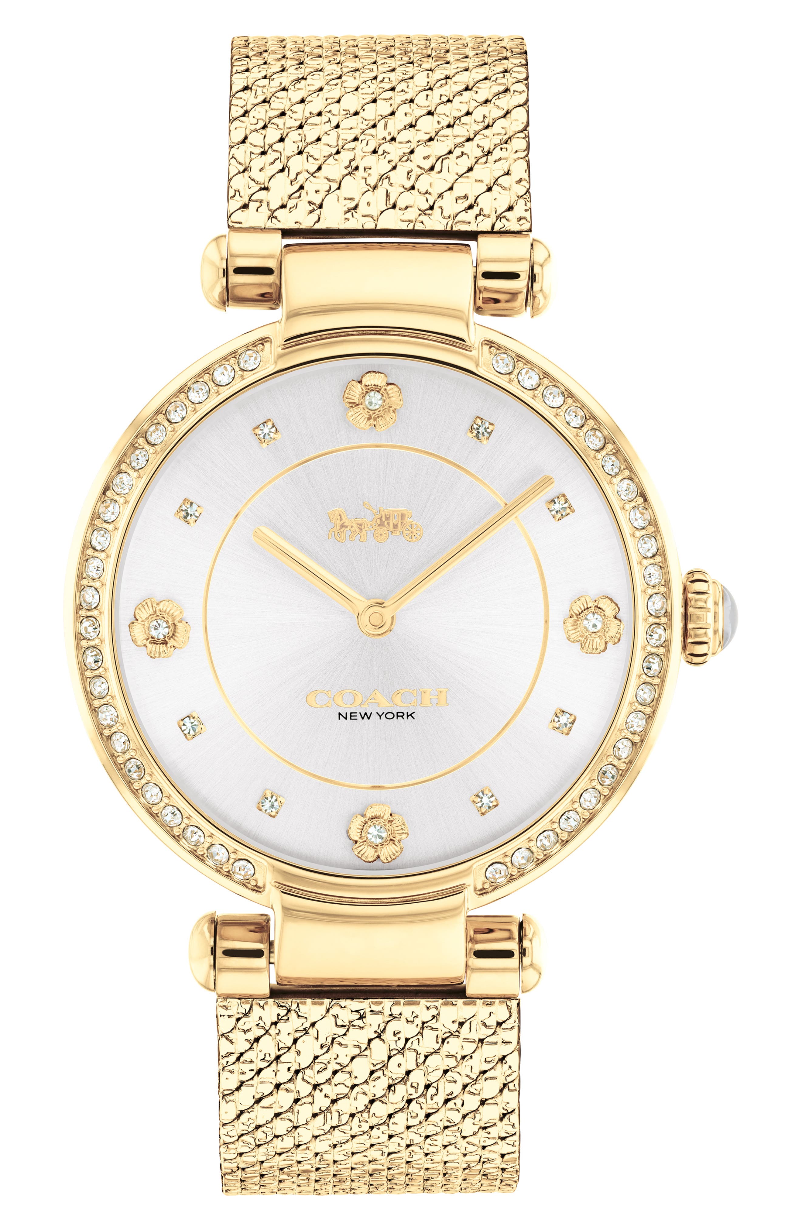 COACH Cary Mesh Bracelet Watch, 34mm Nordstrom