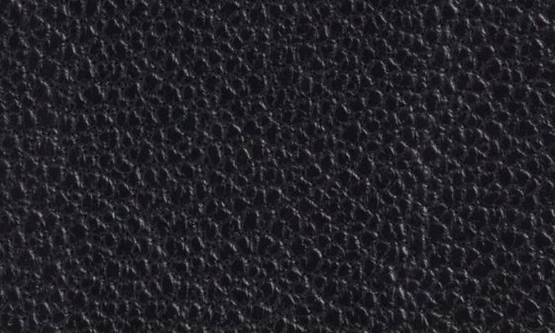 Raina Twisted Circle Buckle Leather Belt In Black