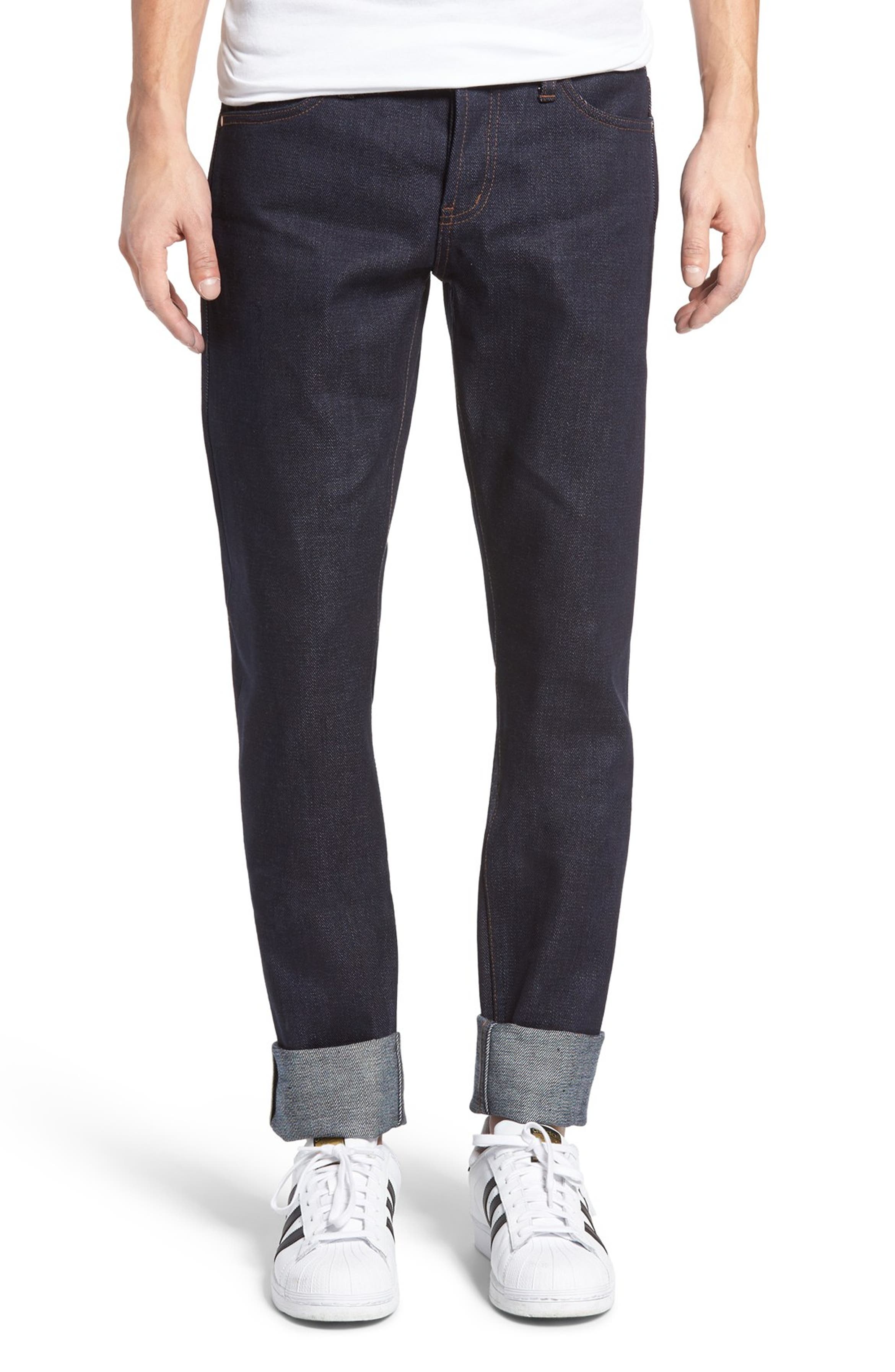 The Unbranded Brand UB121 Selvedge Skinny Fit Jeans | Nordstrom