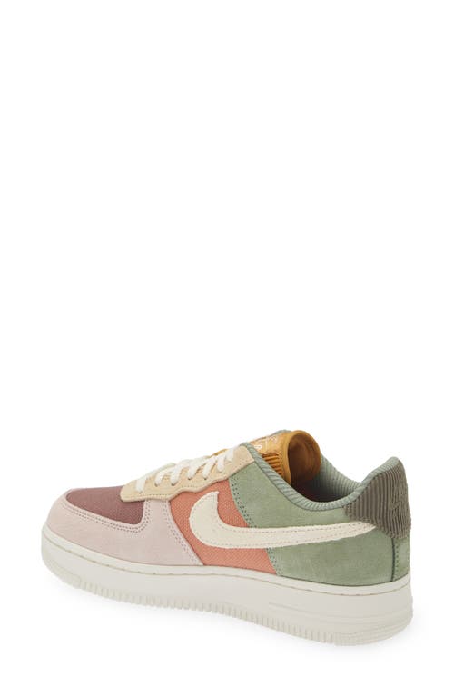 Shop Nike Air Force 1 '07 Lx Sneaker In Oil Green/pale Ivory/terra