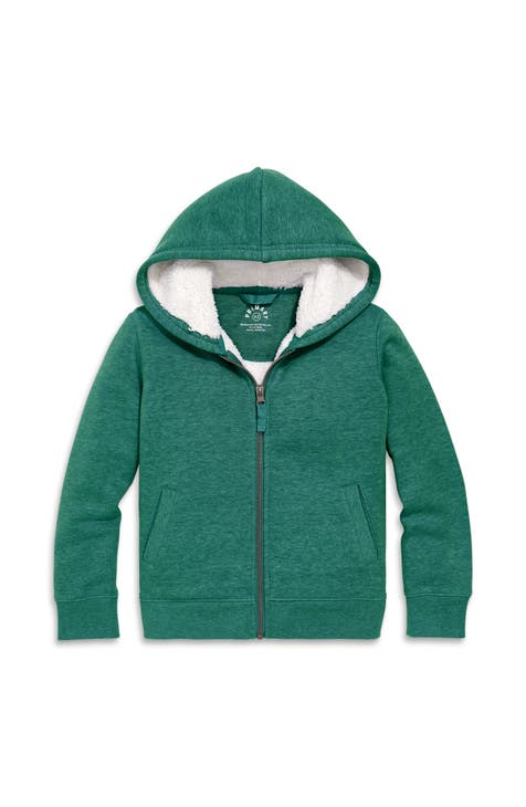 Boys fur lined hoodie best sale