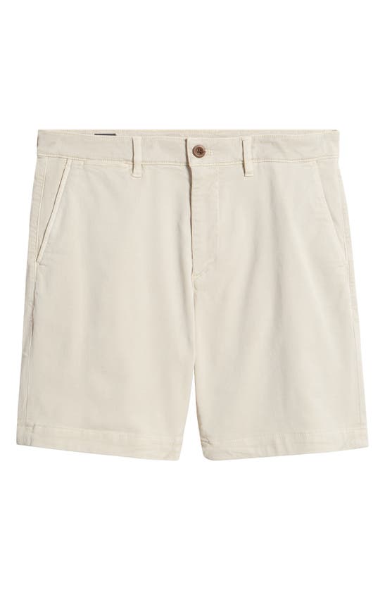 Shop Faherty Coastline 8-inch Chino Shorts In Stone