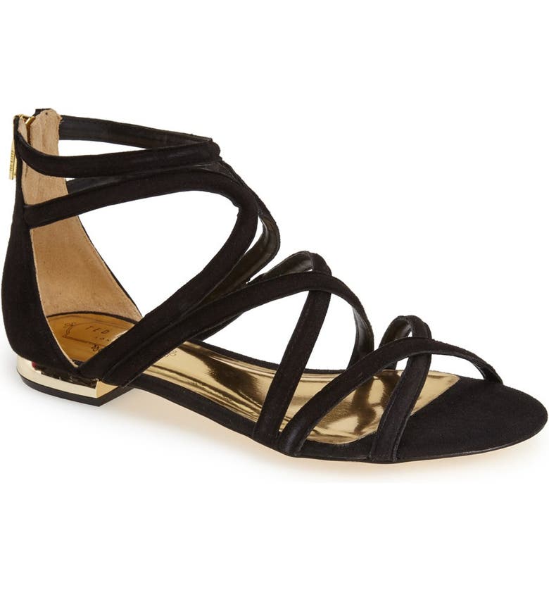 Ted Baker London 'Raria' Strappy Suede Sandal (Women) | Nordstrom