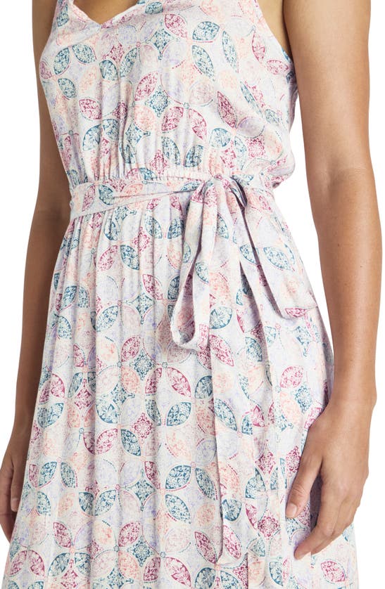Shop Splendid Gisella Floral Maxi Dress In Persimmon Tile