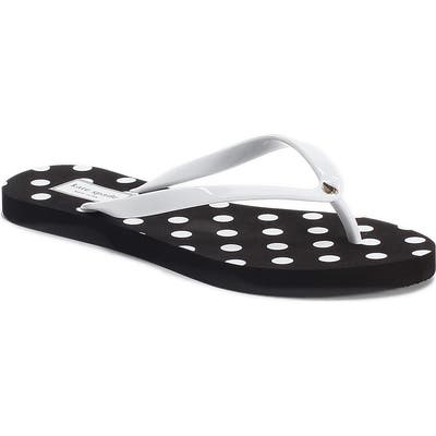Kate Spade New York Fiji Flip Flop, White
