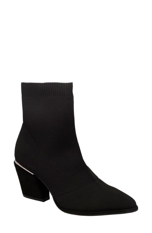 Mia Draxton Pointed Toe Bootie In Black