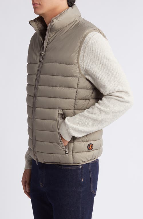 SAVE THE DUCK SAVE THE DUCK MAJUS QUILTED WATER RESISTANT RECYCLED NYLON PUFFER VEST 