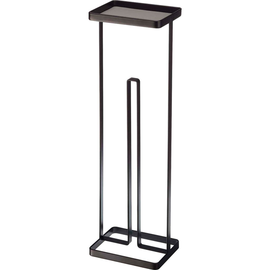 Yamazaki Toilet Paper Stand In Black