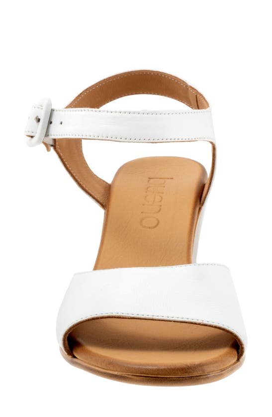 Shop Bueno Natalia Ankle Strap Sandal In White