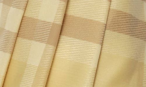 Burberry Georgie Check Compact Umbrella In Buff Ip Check