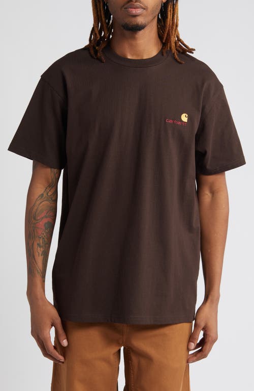 Carhartt Work Progress Embroidered Organic Cotton Logo T-Shirt at Nordstrom,