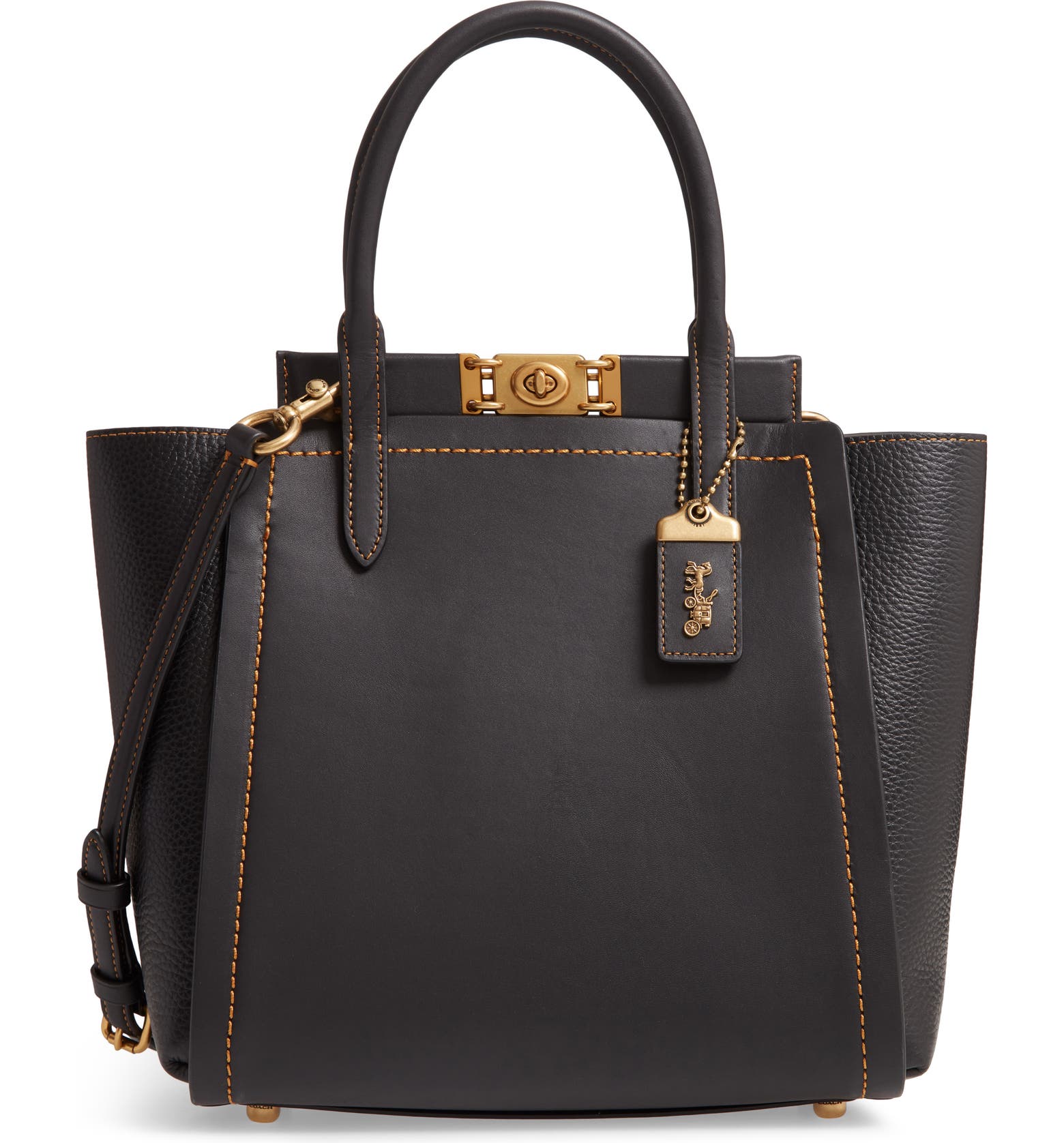 COACH Troupe Mixed Leather Tote | Nordstrom